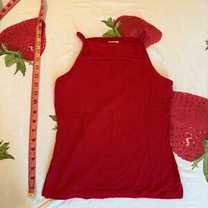Red Women's Tank Top
